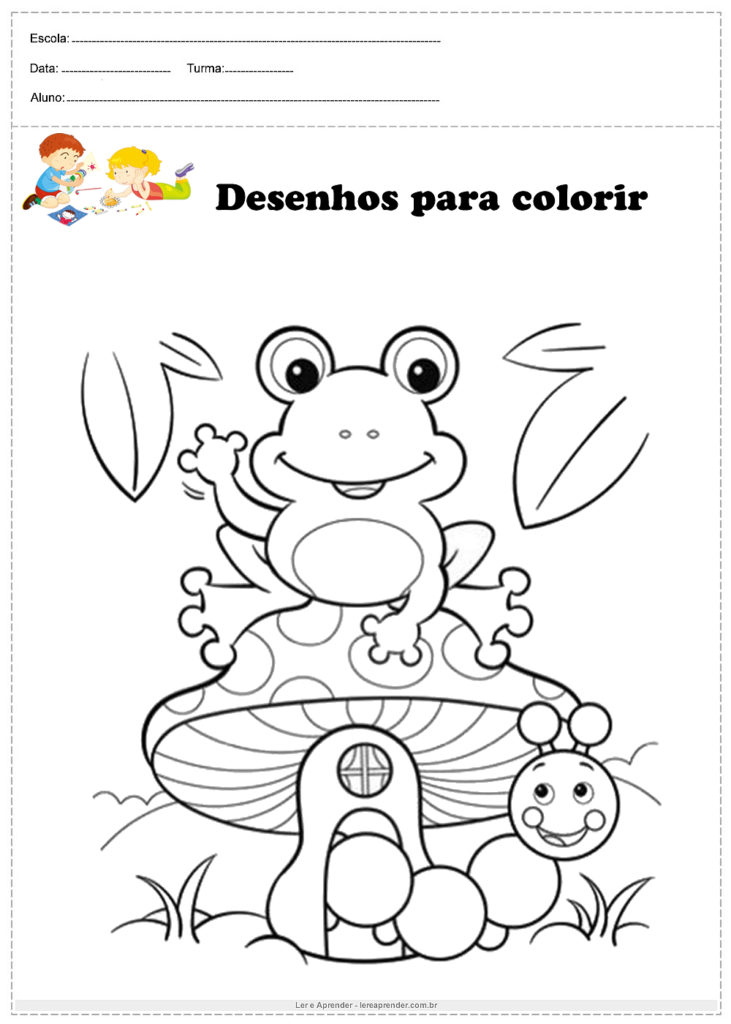 20 Atividades Infantis Desenhos Para Colorir E Imprimir