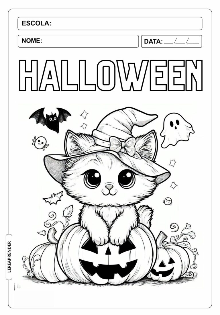 Desenhos De Halloween Para Imprimir E Colorir