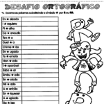 Atividades de Português 4º ano - Desafio ortográfico