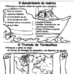 Atividades de história do 5º ano - Tratado de Tordesilhas