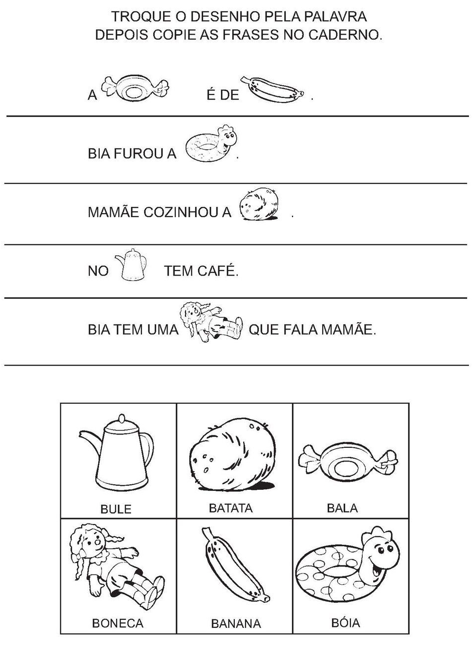 Atividades de Português 2º ano - Encontre a Palavra