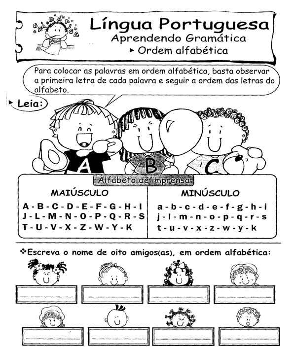 Atividades de Português 3º ano - Gramática