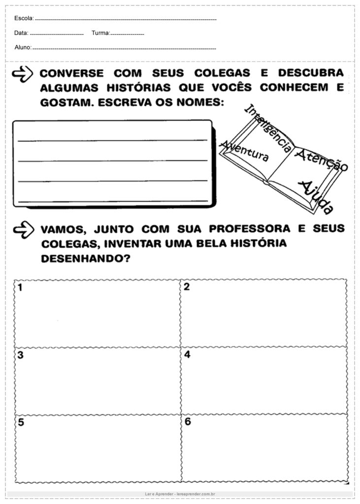Atividades de Português 2º ano - Histórias