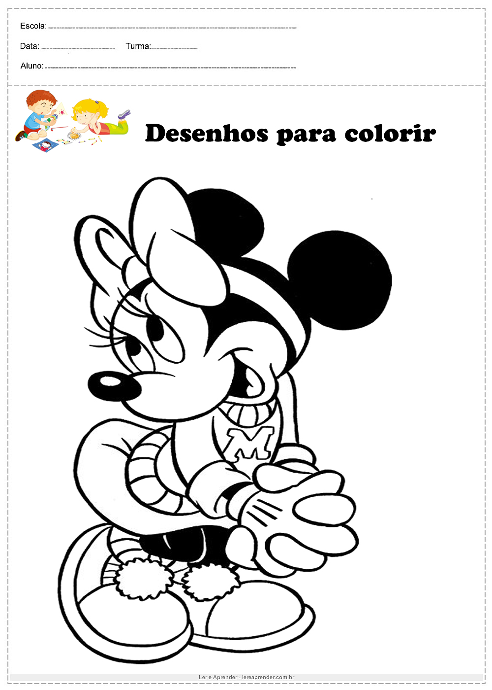 Desenhos Da Disney Para Imprimir - MODISEDU
