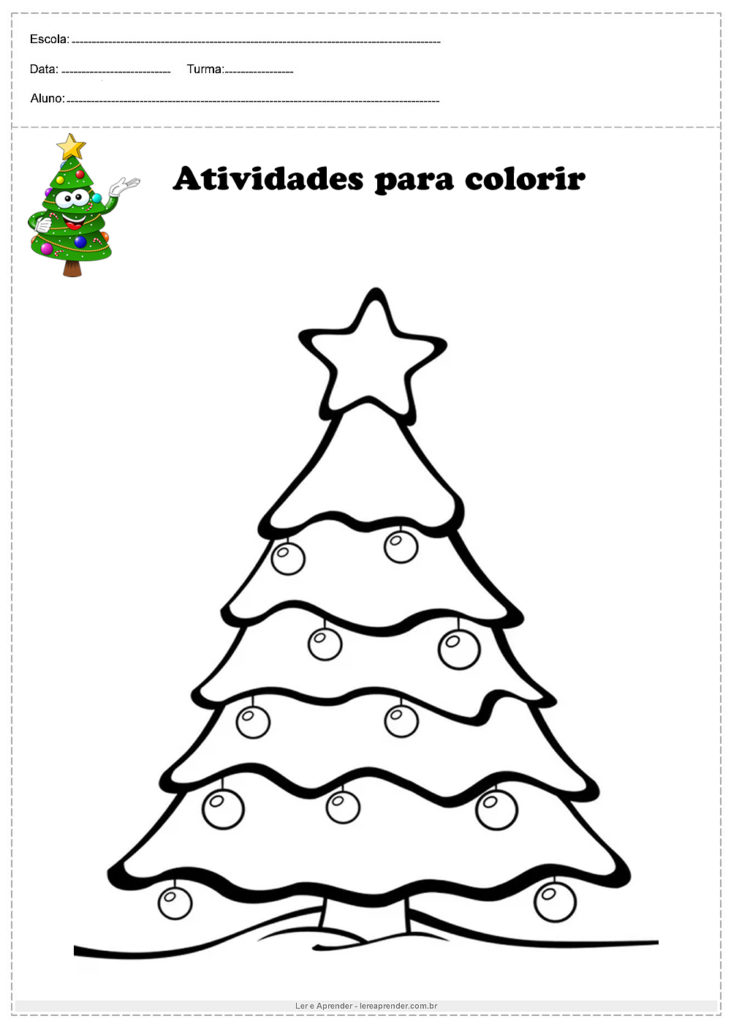 Para colorir a árvore