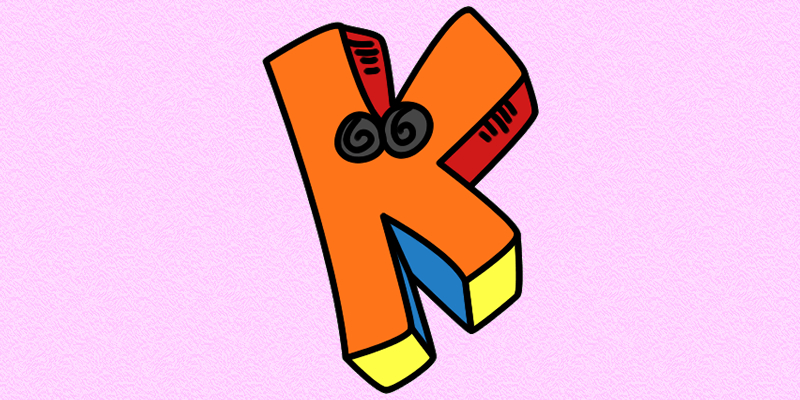 Letra K capa