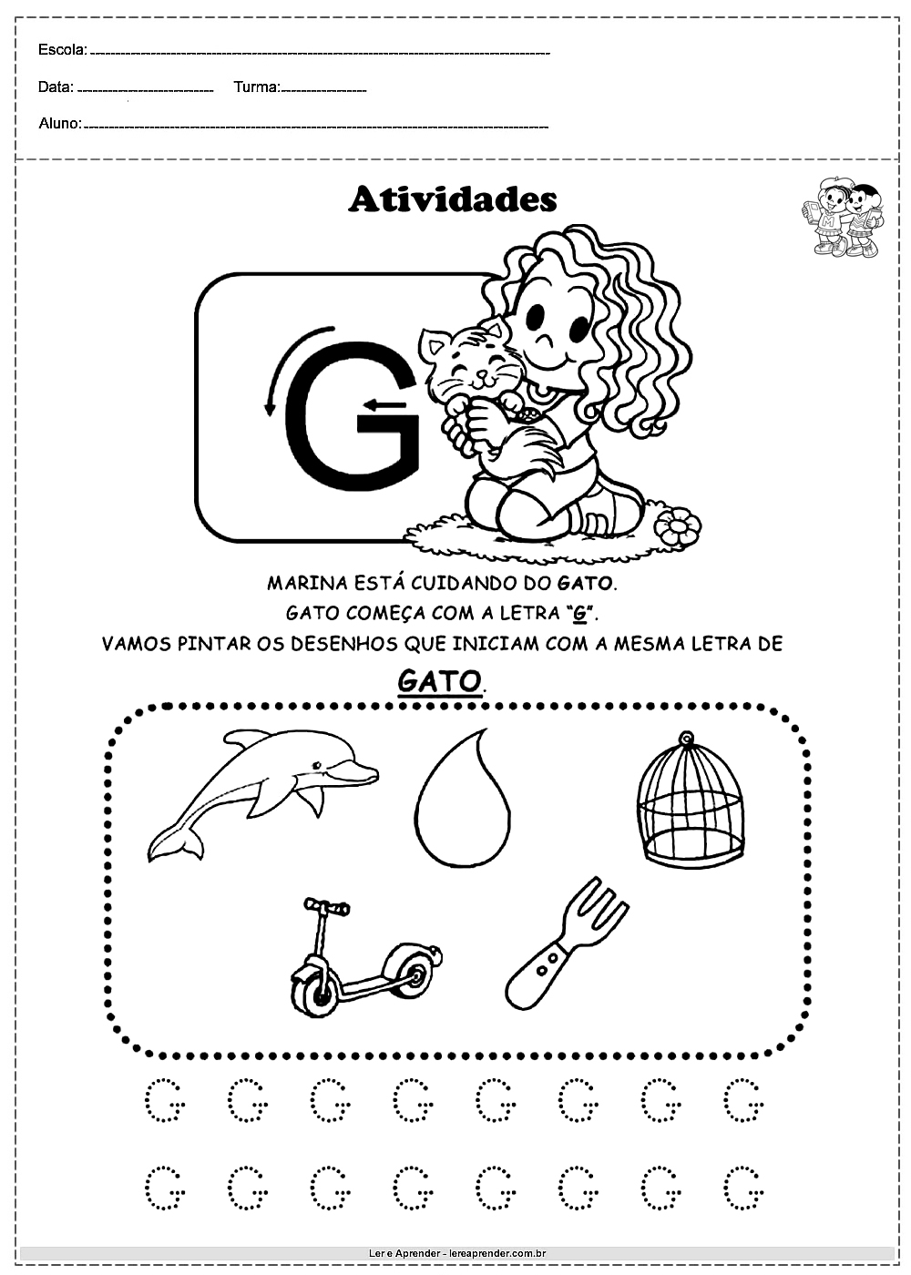 Plano de aula pronto de portugues para educação infantil