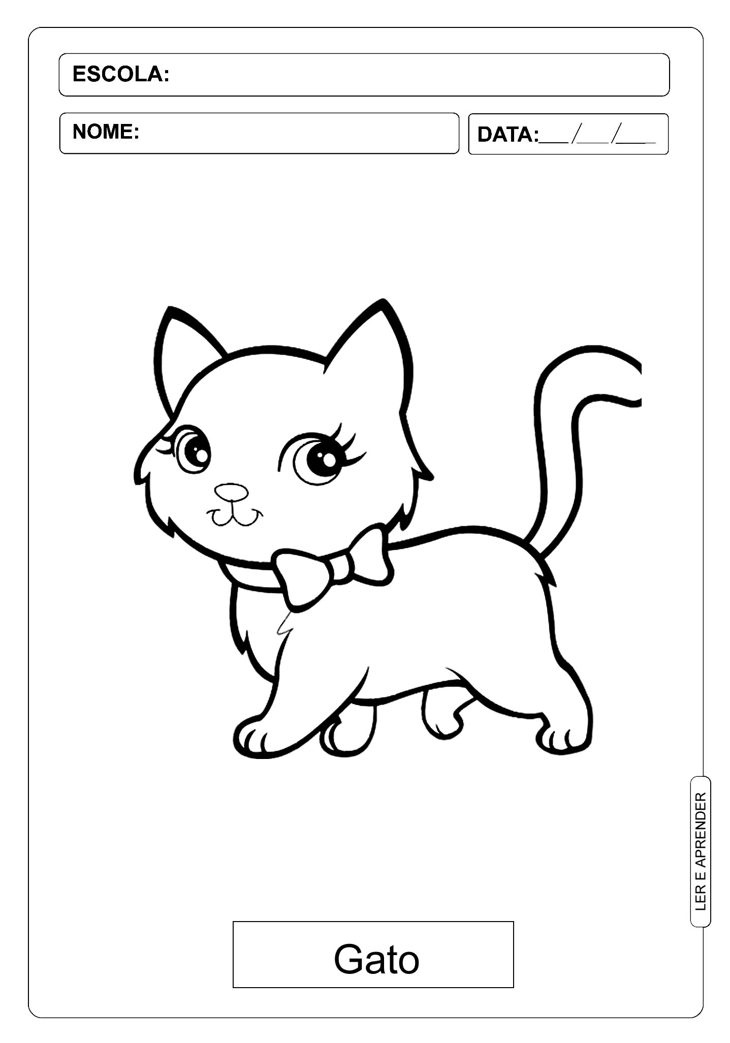 Página Mostra Como Aprender Desenhar Desenho Gato Aulas Desenho