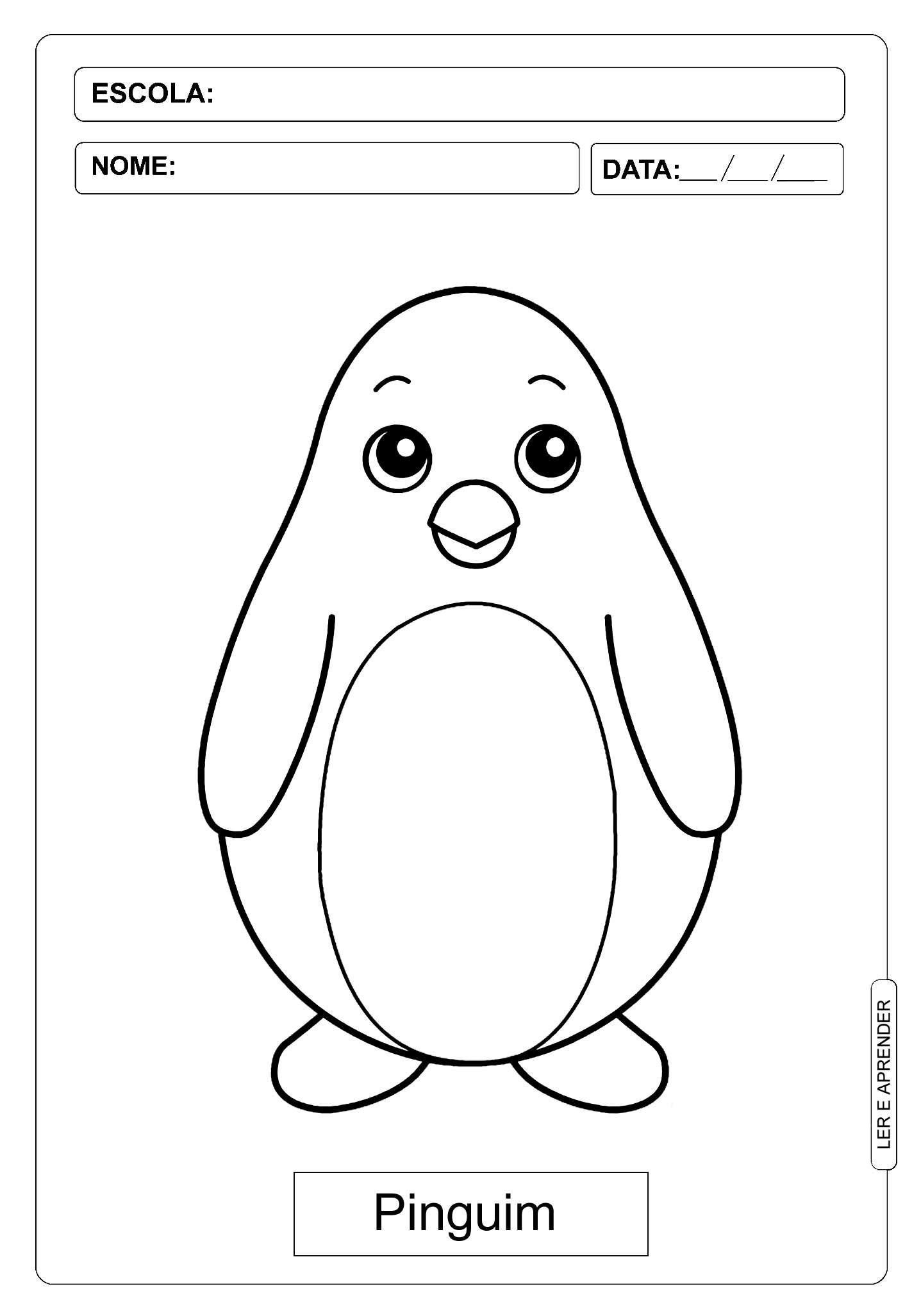 Pinguim desenho