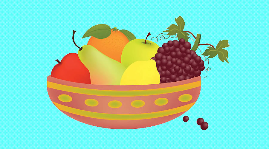 Imagens de frutas para colorir