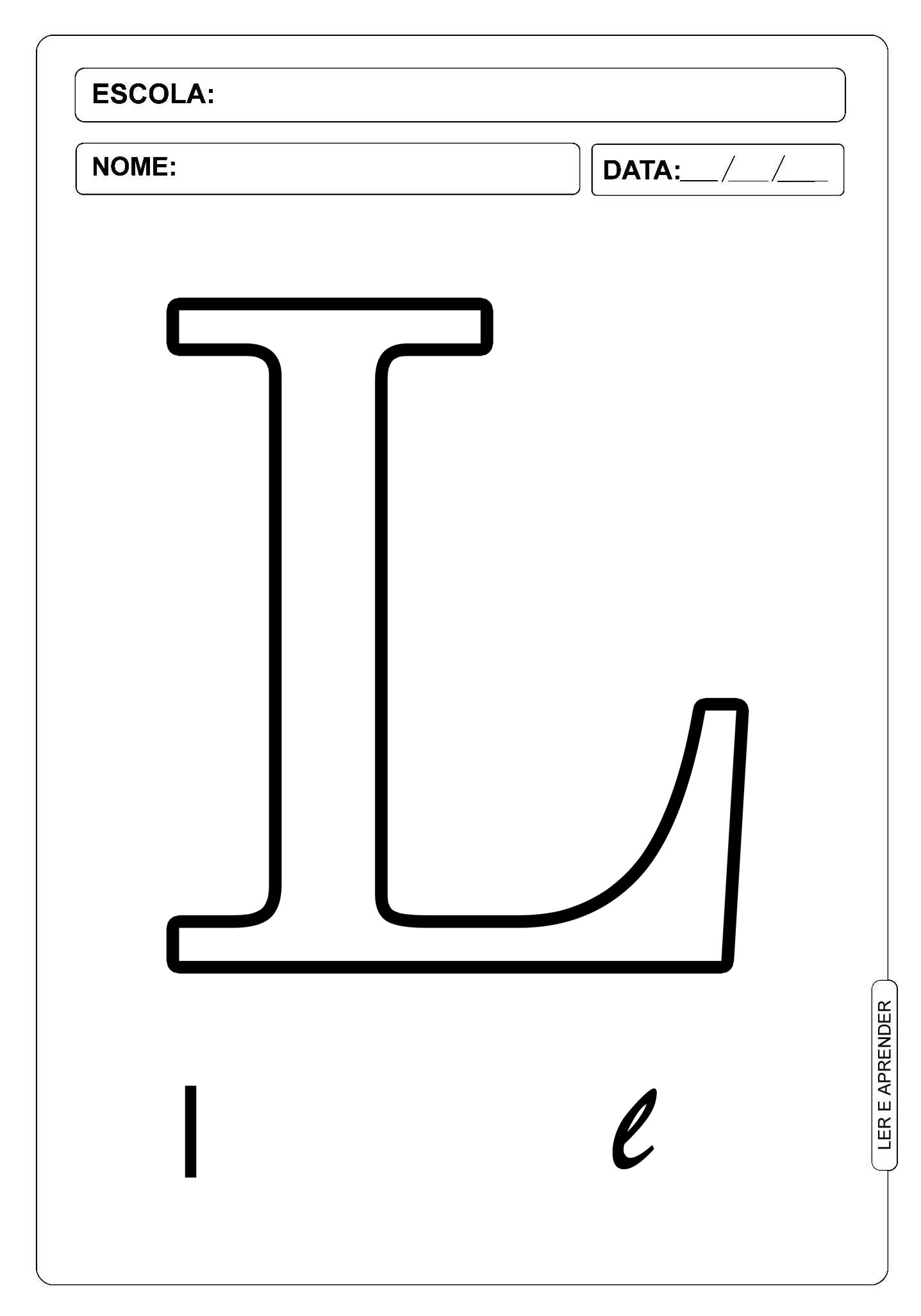 Letra do alfabeto L
