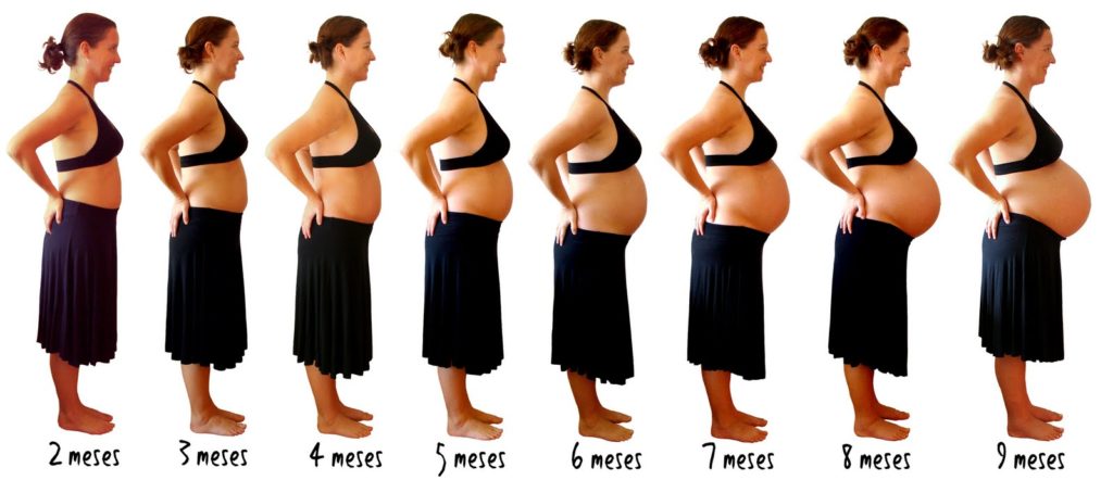 Gravidez - Mudanças no corpo da mulher durante os 9 meses de gravidez