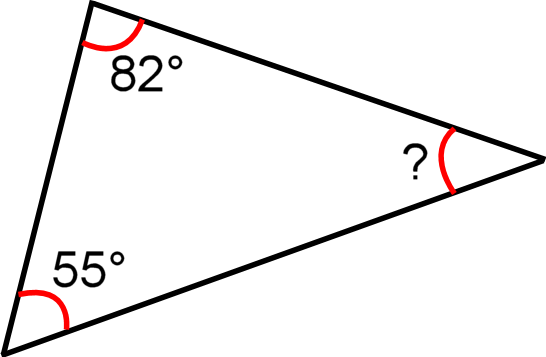 Problemas de matemática sobre soma dos ângulos internos de um triângulo 8° ano