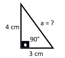 Exemplo Teorema de Pitágoras